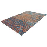 Kayoom RAVNO TKANA PREPROGA Blaze 625 Blau / Beige 115/170 cm modra, bež | Shoptok.si
