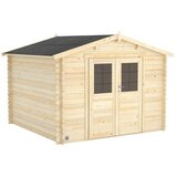 FOREST-STYLE Spremište Juno (Vanjska dimenzija uklj. krovni prevjes (Š x D): 320 x 302 cm, Debljina stijenke: 28 mm) | shoptok.hr