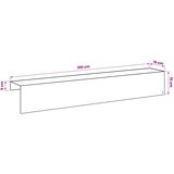 Profil za rubove vrta 2 kom. 100 x 15 x 15 cm Pocinčani čelik | shoptok.hr