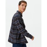 Koton Lumberjack Shirt Pocket Detailed Classic Collar Buttoned Long Sleeve Cene