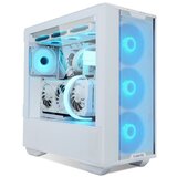 Lian Li računalniško ohišje ATX kaljeno steklo, belo | Shoptok.si