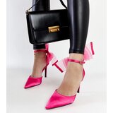 Gemre Dark pink stilettos with a bow Ilaysa | ePonuda.com