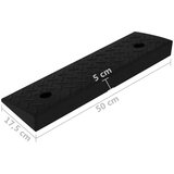 vidaXL Rampe za rubnik 2 kom 50 x 17,5 x 5 cm gumene | shoptok.hr