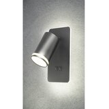  LED zidno spot svetlo PARIS 1xGU10/10W/230V + LED/6W/230V crna | Eponuda.com