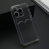 Futrola transparent card pocket za iphone 15 pro (6.1) siva ( F113330 ) | ePonuda.com