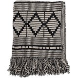 Bloomingville Odeja GUTTE s črnimi rombi | Shoptok.si