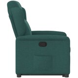  Naslonjač na podizanje od tkanine tamnozeleni | shoptok.hr