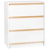 komoda za previjanje Julija white/wood 526134