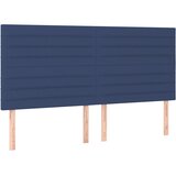  Krevet s oprugama i madracem plavi 180x200 cm od tkanine | shoptok.hr