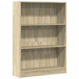 Maison Chic Knjižna omara - Knjižni regal sonoma hrast 80x24x109 cm inženirski les, (21724600) Cene
