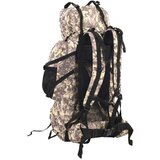 vidaXL ruksak za planinarenje maskirno smeđa 60 L od tkanine Oxford | shoptok.hr