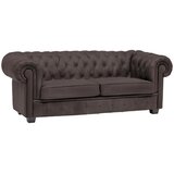 Landscape CHESTERFIELD ZOFA, temno rjava tekstil | Shoptok.si
