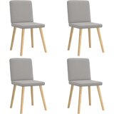  Jedilni stoli 4 kosi Cloud Grey Fabric, (21832349) | Shoptok.si