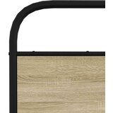 Metalni okvir kreveta bez madraca boja hrasta sonome 137x190 cm | shoptok.hr