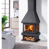 PANADERO Kamin na drva Canada (8 kW, Kapacitet grijanja prostorije: 300 m³, Antracit) | shoptok.hr