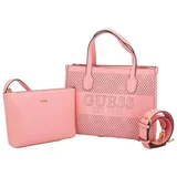 Guess Torbe HWWH87 69220 KATEY PERF SMALL TOTE Rožnata