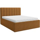 Boxxx OBLAZINJENA POSTELJA 160 cm x 200 cm , tekstil opečnato rjava Cene