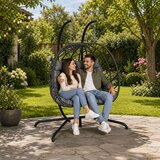 Lean Toys Dvosedežni viseči gugalni stol Garden Cocoon LEAN Cushions Swing Cene