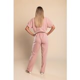 Fenzy Eleganten Kombinezon S Kovinskim Detajlom, Svetlo Roza | Shoptok.si