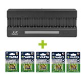 OXE Punjač za 20 AA baterija, sa zaslonom i 20 Varta 56706 R6 2100mAh NIMH basic baterija za punjenje Cijene