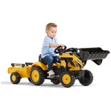 Falk Toys Traktor na pedale Falk Komatsu 2076m sa prikolicom i kašikom | ePonuda.com