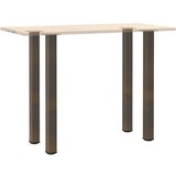  Noge za barski stol 4 kom prirodni čelik 110-112 cm čelik | shoptok.hr