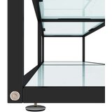 TV omarica beli marmor 220x40x40,5 cm kaljeno steklo, (20912634) | Shoptok.si