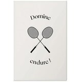  Plakat - Summer Games - Badminton Rackets on a White Background 60x90 Bez okvira | shoptok.hr
