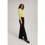Marisse Wide Leg Jeans With Decorative Buttons, Black | Shoptok.si