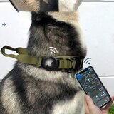 INF AirTag Lokator Pas za Hišne Ljubljenčke z Nastavljivo Velikostjo in Taktičnim Dizajnom Green M, (5000124405) | Shoptok.si
