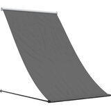 Tenda na uvlačenje antracit 150 x 150 cm od tkanine i čelika | shoptok.hr
