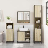 vidaXL 2-dijelni set kupaonskog namještaja boja hrasta sonome drveni | shoptok.hr