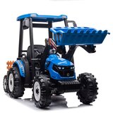 Lean Toys Otroški traktor little rider 24V s priklico modra Hercules | Shoptok.si