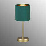 Fischer & Honsel Zlato-zelena kovinska namizna svetilka s tekstilnim senčilom (višina 34 cm) Aura – | Shoptok.si