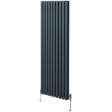 Monster ovalni stebrični radiator in ventili - 1800 mm x 600 mm - antracitno siva, (21569792) Cene