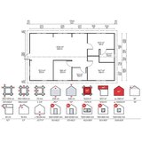 Male kuće Drvena kuća TRENTO 780 × 1374 cm sa šindrom | shoptok.hr