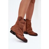 Boto Insulated Cowboy Boots With Heel Camel Sylvette | shoptok.hr