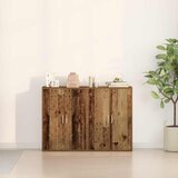  Kreveta 2 pcs Staro drvo 60 x 31 x 84 cm Konstruirano drvo | shoptok.hr