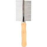 Trixie Glavnik dvostranski, srednji/redki zobje, 17 cm | Shoptok.si