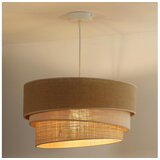  Duolla - Visilica na sajli YUTE TRIO 3xE27/15W/230V, prečnik 60 cm, braon/siva/bež | Eponuda.com