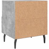  Noćni ormarići 2 kom boja betona 40x35x47,5cm konstruirano drvo | shoptok.hr