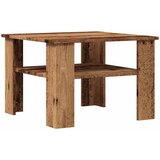 Maison Chic Klubska mizica - kavna mizica - Nizka mizica star les 60x60x42 cm iverna plošča, (21752882) Cene