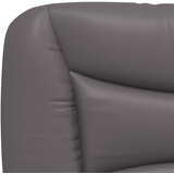  Krevet s madracem Hvar sivi 140x200 cm od umjetne kože | shoptok.hr