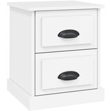 Maison Chic Nočna omarica - Nočna miza bela 39x39x47,5 cm inženirski les, (21690238) | Shoptok.si