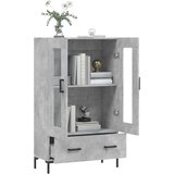  Visoka komoda boja betona 69,5 x 31 x 115 cm konstruirano drvo | shoptok.hr
