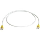 Telegärtner RJ45 (prekrižan) omrežni priključni kabel CAT 6a S/FTP 0.50 m siva dvojno oklopljen\, z zaščitnim zapornim zatičem, (20416640) | Shoptok.si