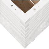  Vrtna sadilica bijela 90x60x72,5 cm od masivne borovine | shoptok.hr