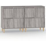 Maison Chic Komoda - Predalnik 2 kosa siva sonoma 60x35x70 cm inženirski les, (21720810) | Shoptok.si