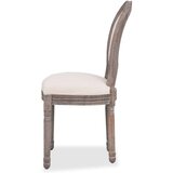  Jedilni stoli 6 kosov krem blago | Shoptok.si