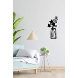 Opviq zidna dekoracija Vase 3, 10x40 cm 2 mm, Crna Cene